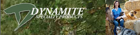 Check out Dynamite Products for your pet!